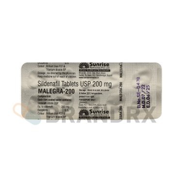 Malegra 200 mg Sunrise