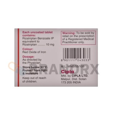 Rizact 10 mg Cipla